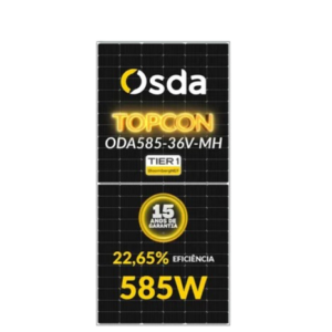 MÓDULO SOLAR OSDA 585W ODA585-36V-MH 144 CELLS MONO N-TYPE TOPCON - 740 UN/CNTR
