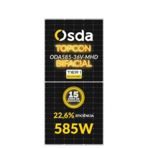 MÓDULO SOLAR OSDA 585W ODA585-36V-MHD 144 CELLS MONO N-TYPE TOPCON BIFACIAL - 740 UN/CNTR